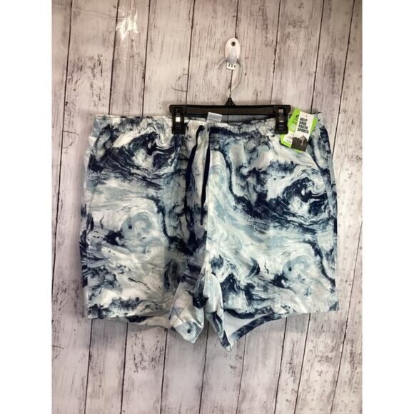 Preppy Streetwear Coquette Utility DSG Men Short Black/White Swirl XL - Picture 1 of 5